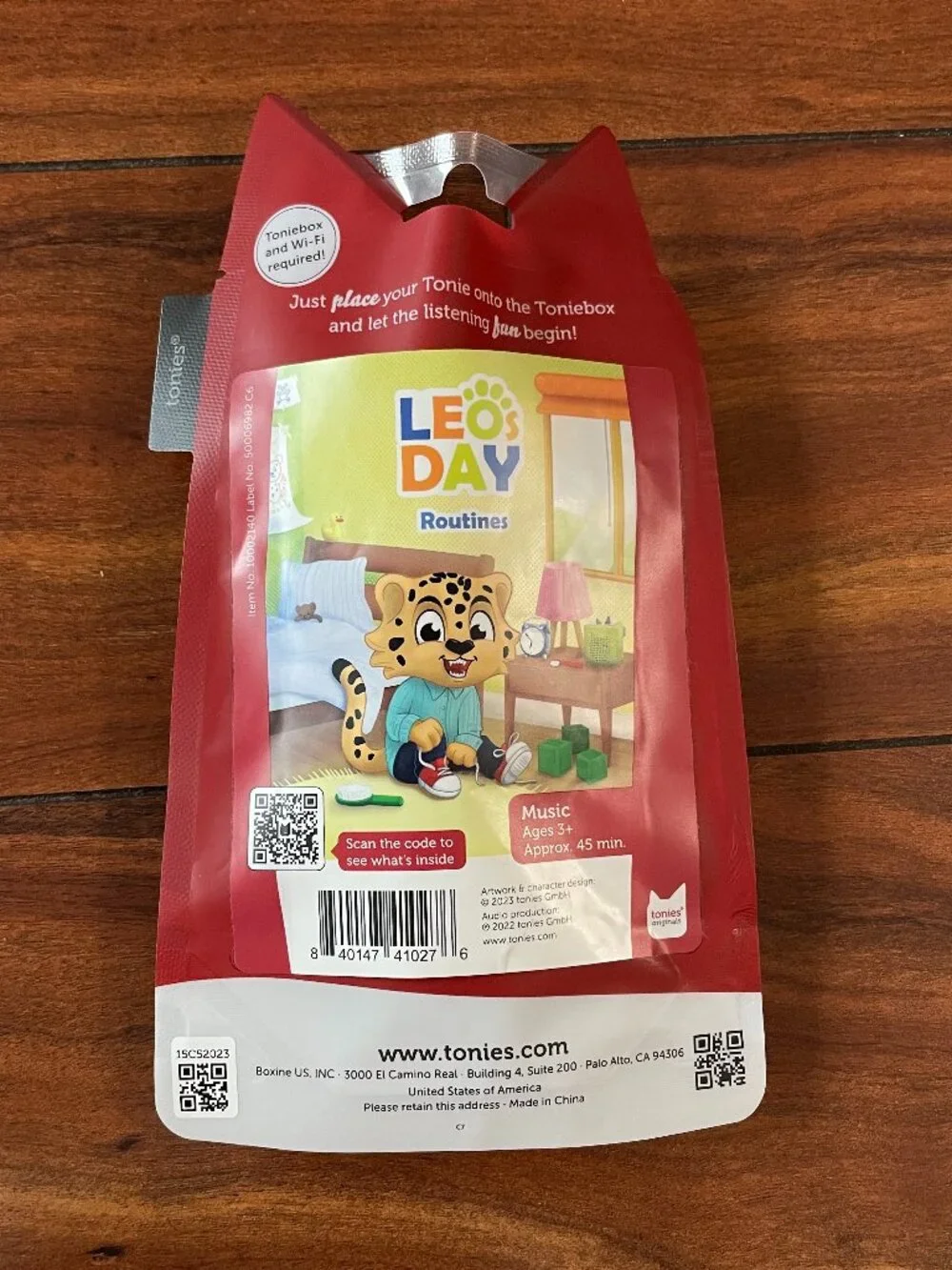 TONIES LEO'S DAY ROUTINES Audio Play Character FIGURE Figurine Tonie Toniebox